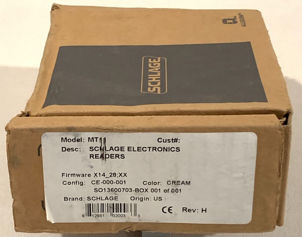 Schlage MT11 Multi-Technology Mullion Reader, Cream