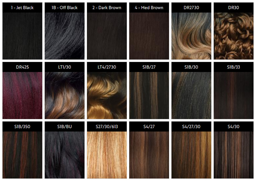 AMBER - OUTRE QUICK WEAVE SYNTHETIC HAIR HALF WIG