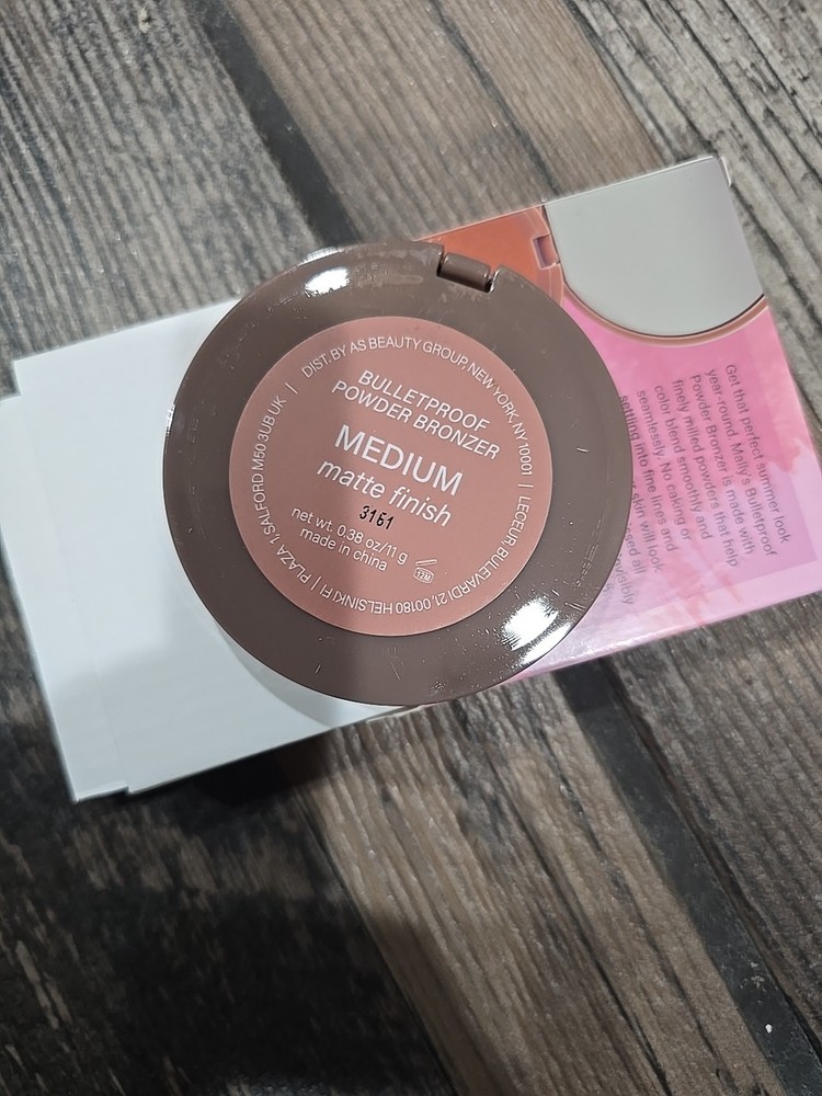 Mally Bulletproof Powder Bronzer Medium RICH. 0.38oz