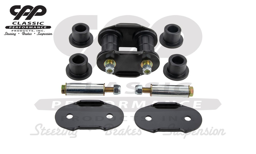 1962-67 Chevy II Nova CPP Performance Rear Leaf Spring Shackles Shackle Kit