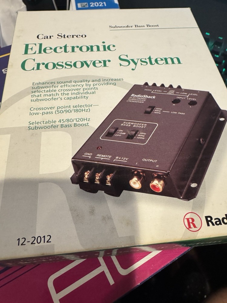 RadioShack Electronic Crossover System