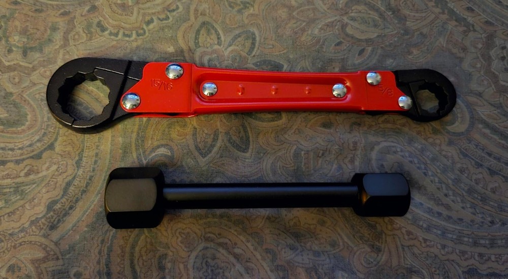 Angle Stop Wrench Kit High-Precision Angle-on Efficient Valve & Pipe Install Red