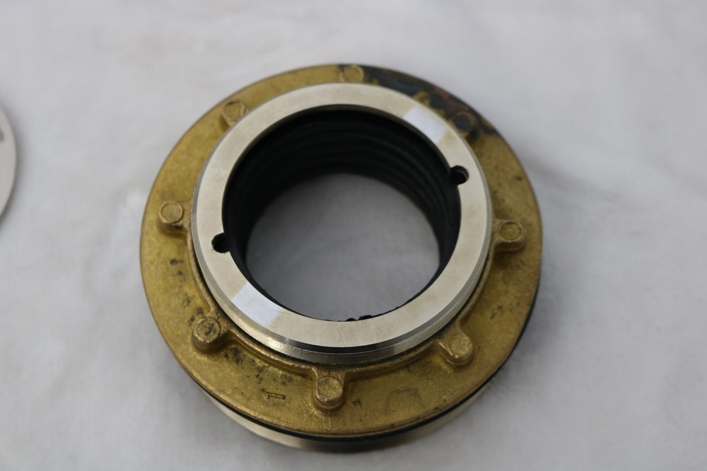 Round brass shower receptor drain 22675-S