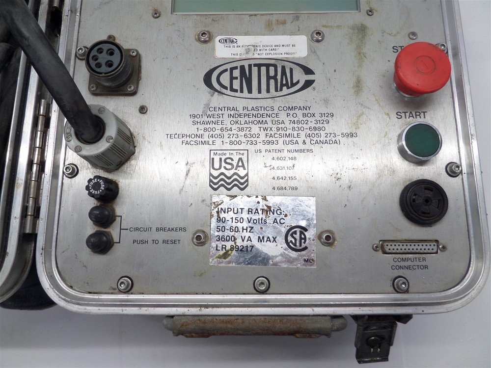G Fisher Central Plastics Model C06 Electrofusion System - No Manual