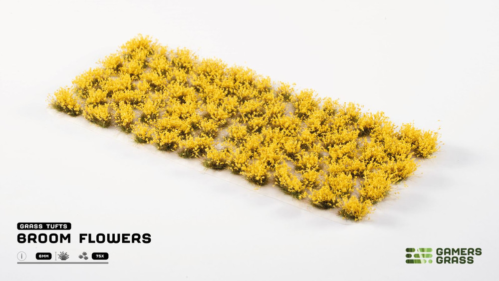Gamer's Grass: Broom Flowers (6mm)