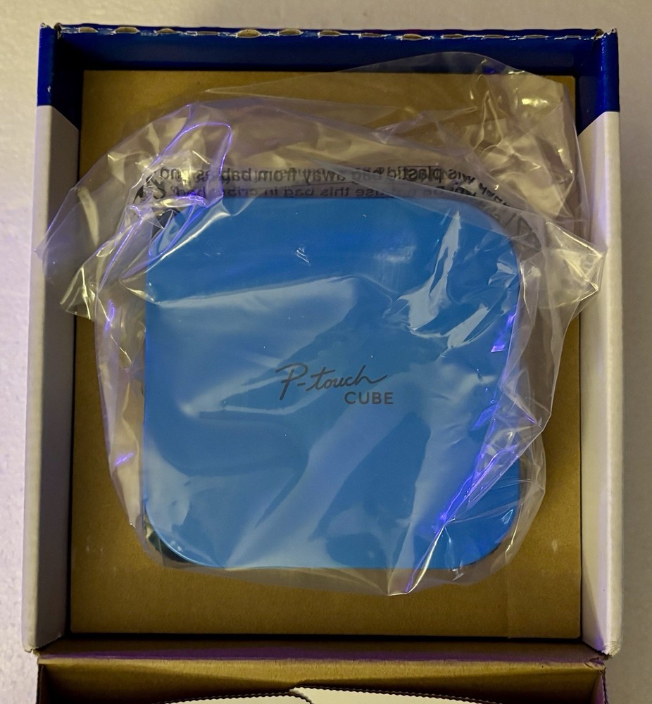 Brother P-touch CUBE Connected Label Maker PT-P300BTBU “NEW”