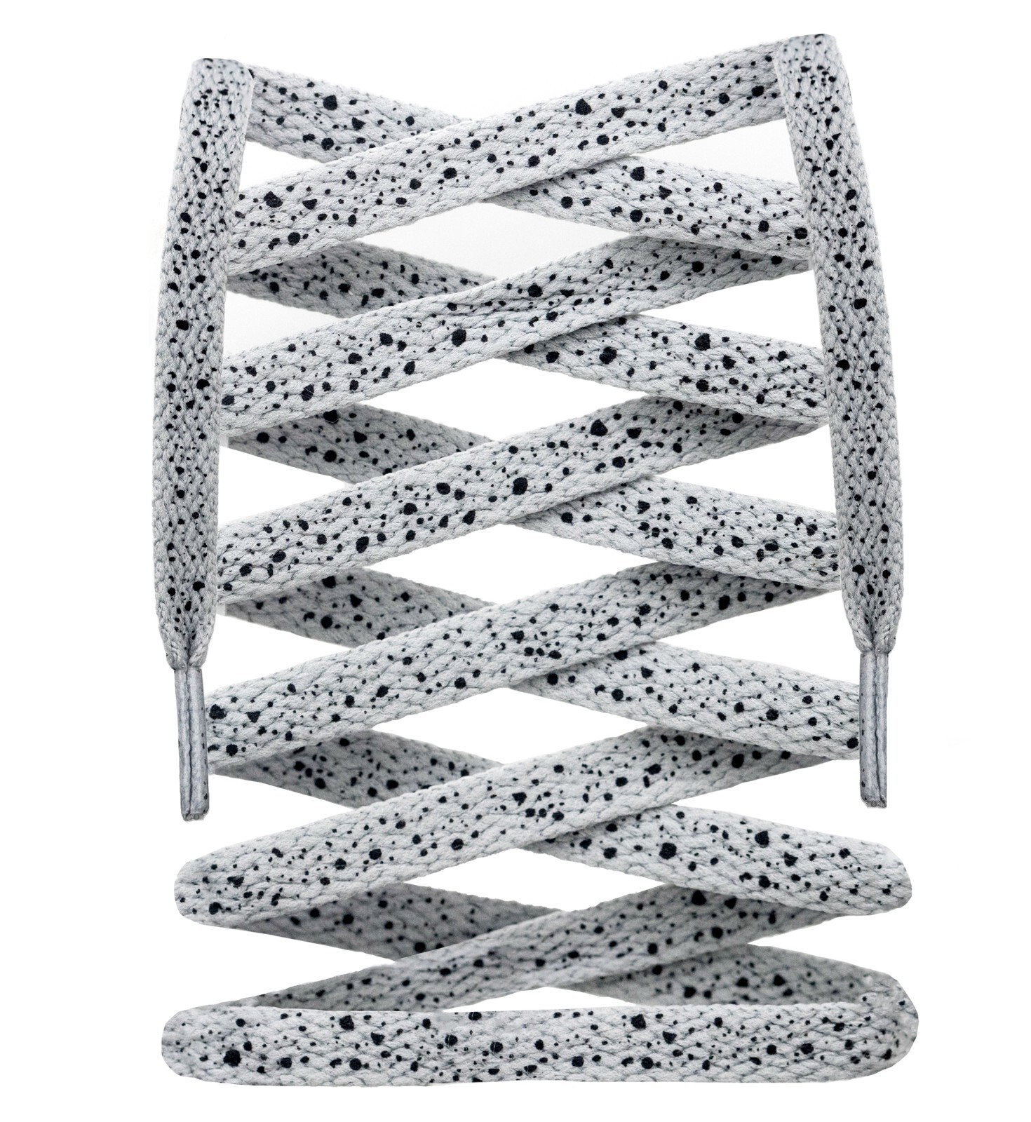 LitLaces - Custom Flat Shoe Laces Spotted Splatter Cement AJ3 AJ4 Sublimated