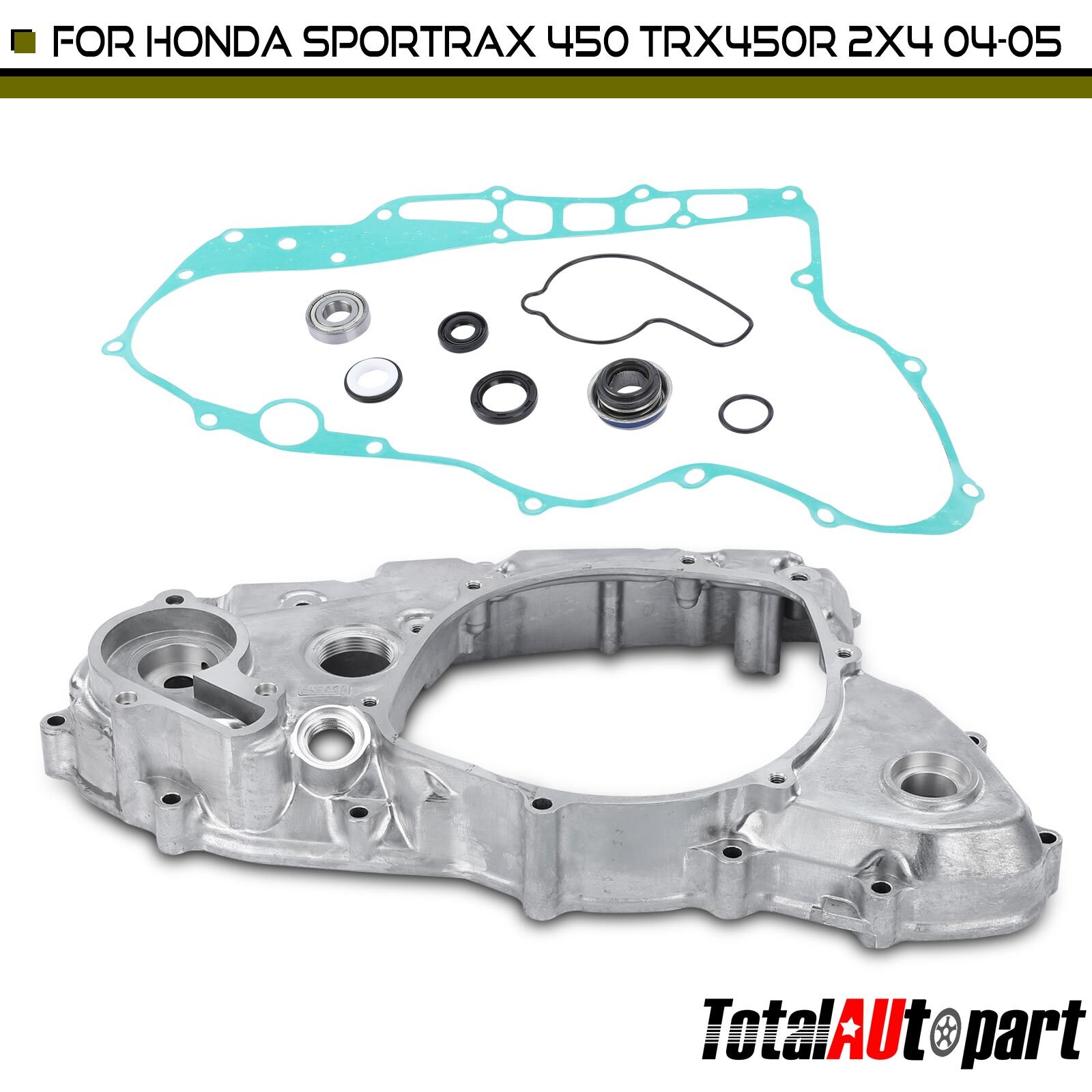 Clutch Crankcase Cover for Honda Sportrax 450 2004-2005 TRX450R 2x4 Right Side