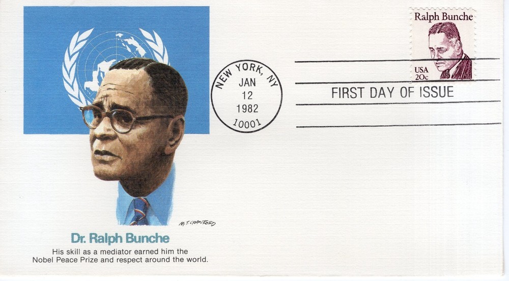 DR. RALPH BUNCHE  -  1982 - FW823