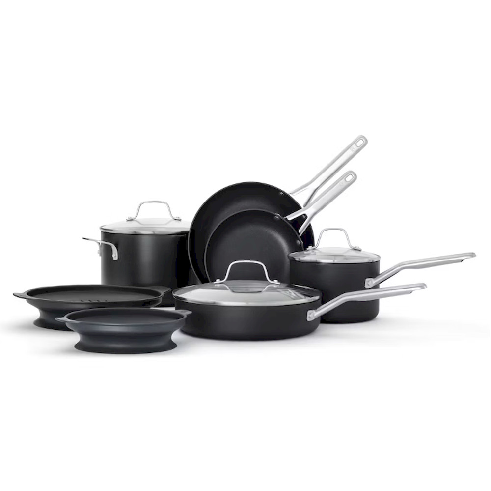 Calphalon Hard-Anodized Nonstick 10-Piece Cookware Set