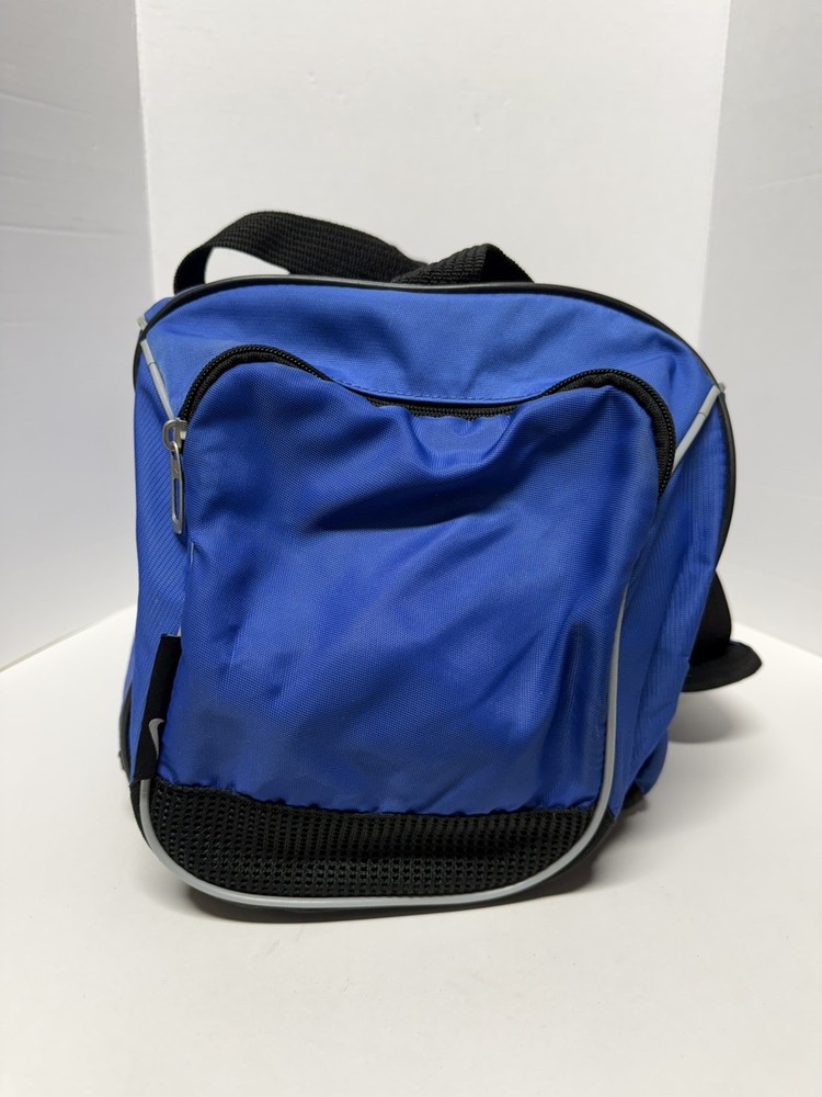 Nike Blue & black Medium Duffel/Gym Bag Handle & adjustable Shoulder Strap
