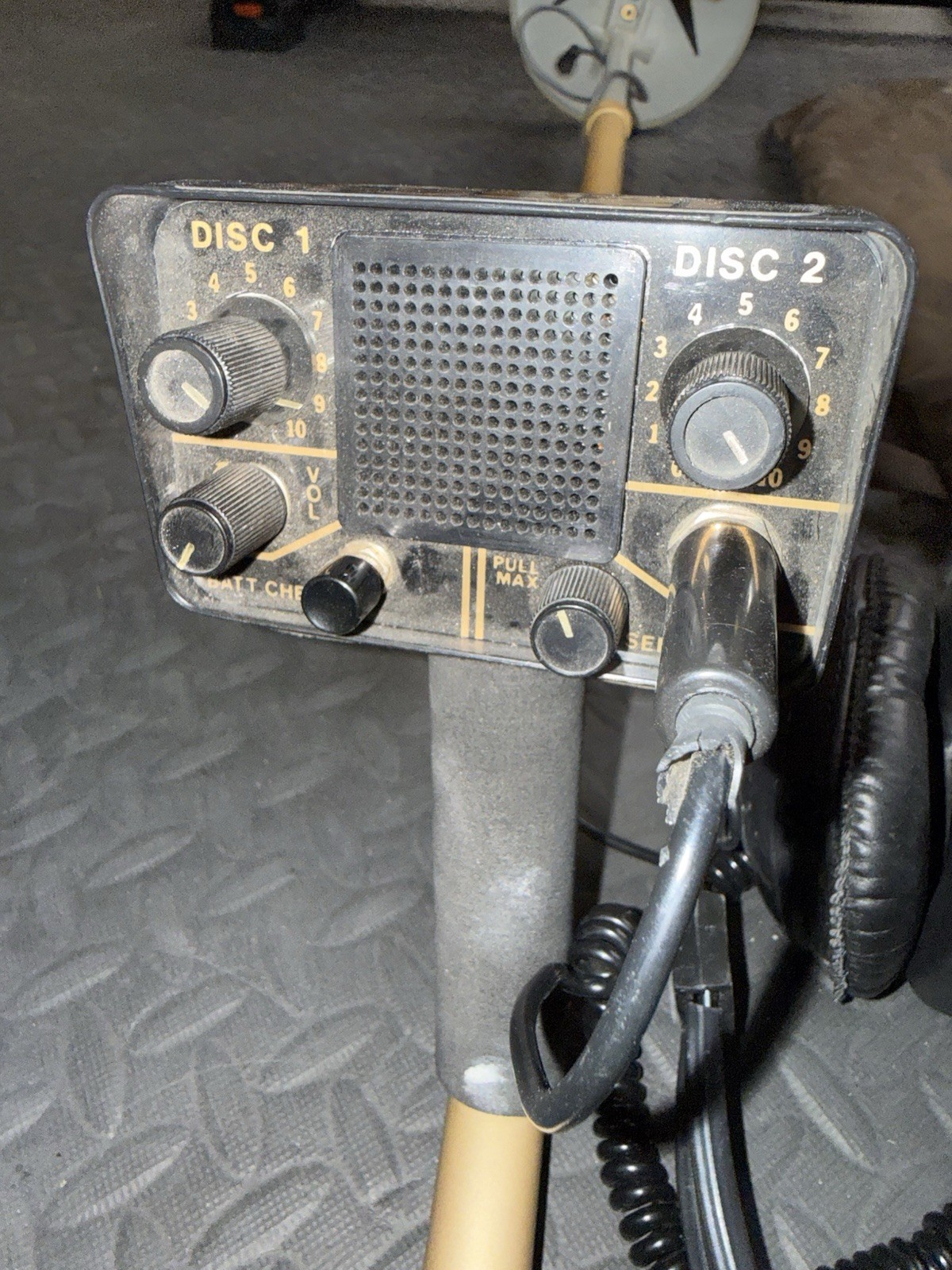 Fisher M-Scope 1265-X Metal Detector Tested Works W/ Carrying Bag & Headphones