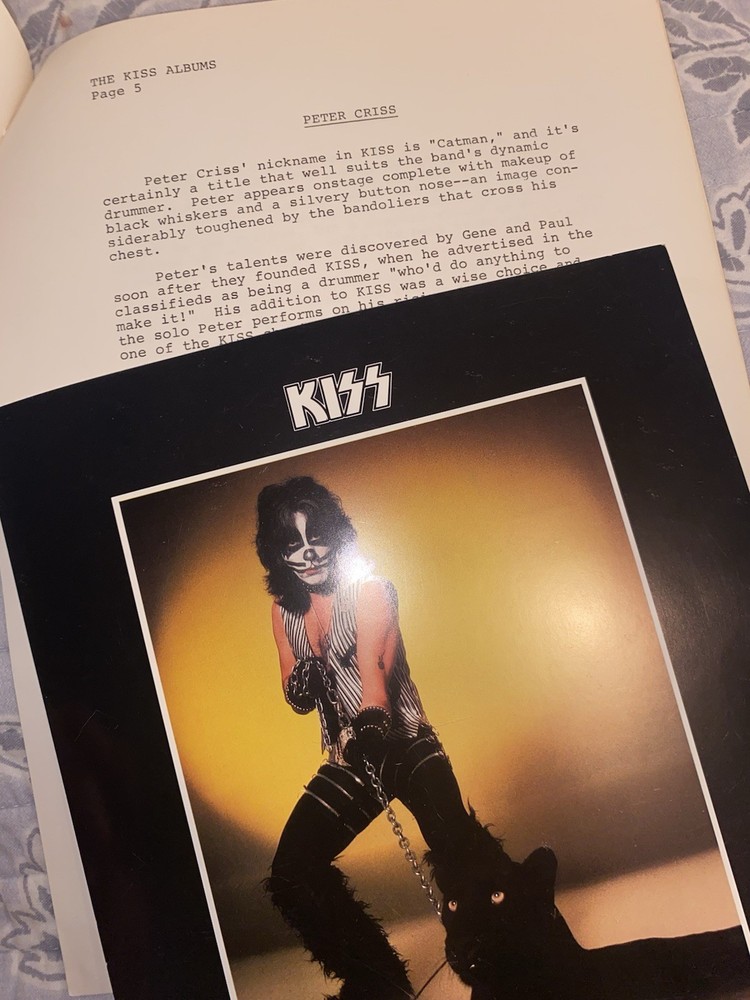 Kiss 1978 Solo Albums Press Kit Ultra Rare Aucoin Simmons Stanley Frehley Criss