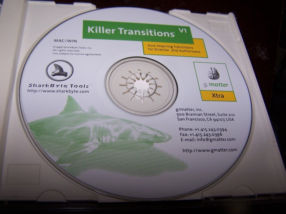 SharkByte Tools Killer Transitions Effects for Multimedia