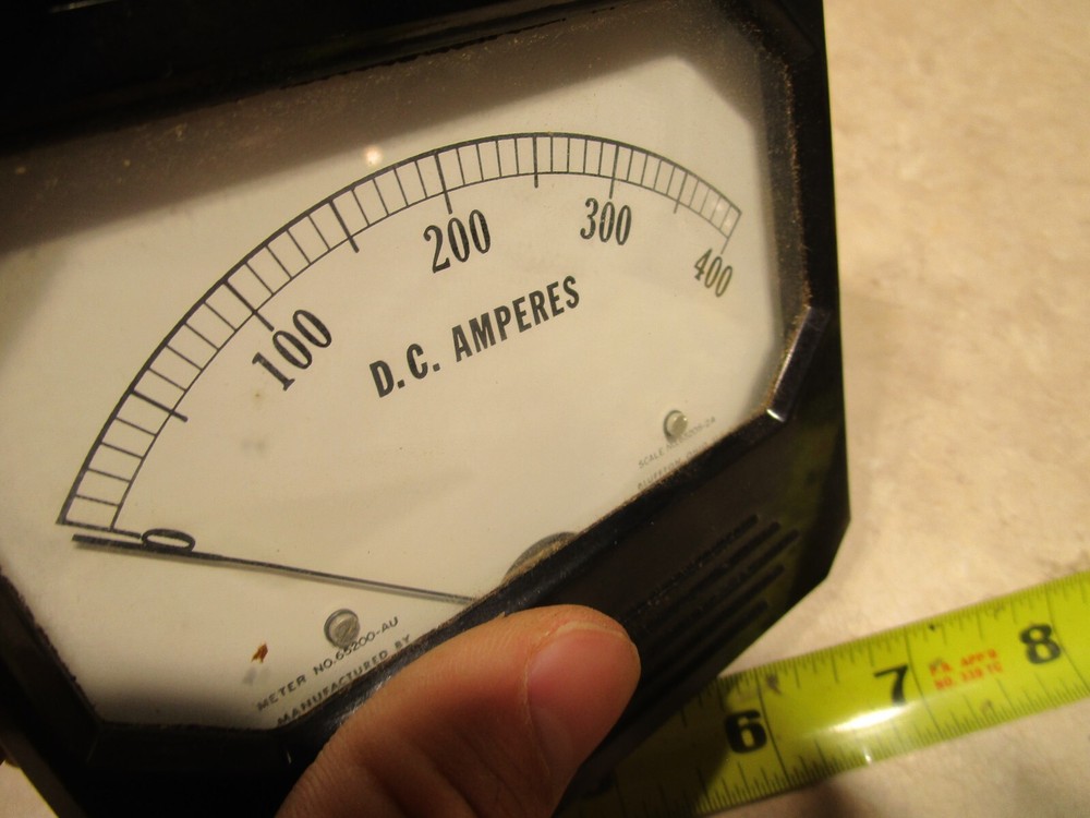 PANEL METER 0-400 DC AMPERES, S0904