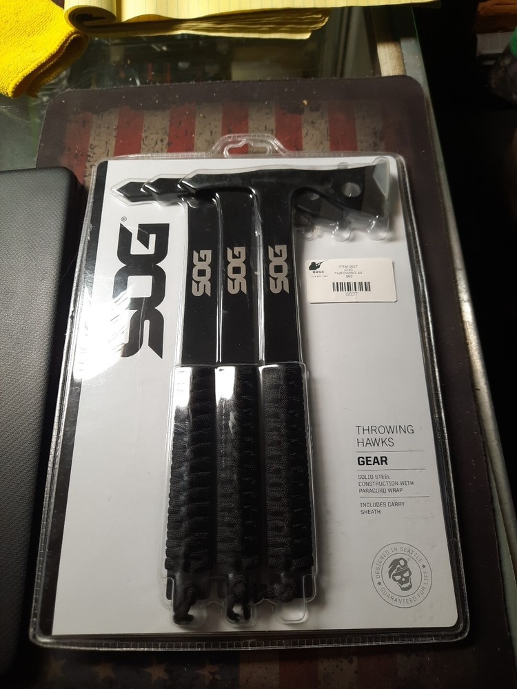 SOG  TH1001-CP Throwing Hawks Throwing Axe Set 3pc NEW