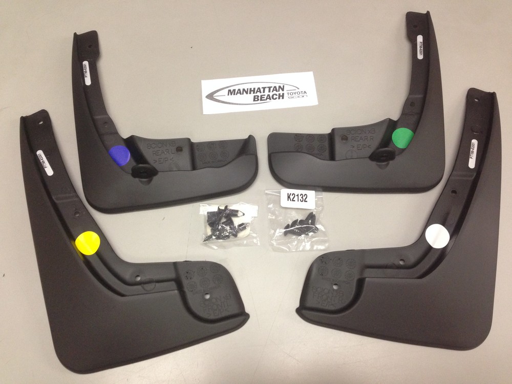 2011-2015 XB MUDGUARD / MUDFLAP SET PT769-52001 GENUINE SCION ACCESSORY