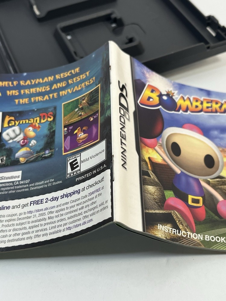 Bomberman (Nintendo DS) Original Case & Manual [ Only ]