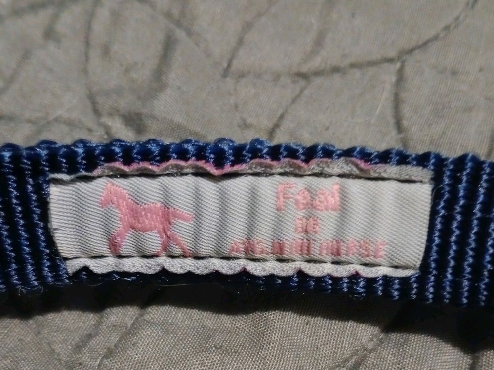 Weaver Nylon Foal Halter, Navy Blue