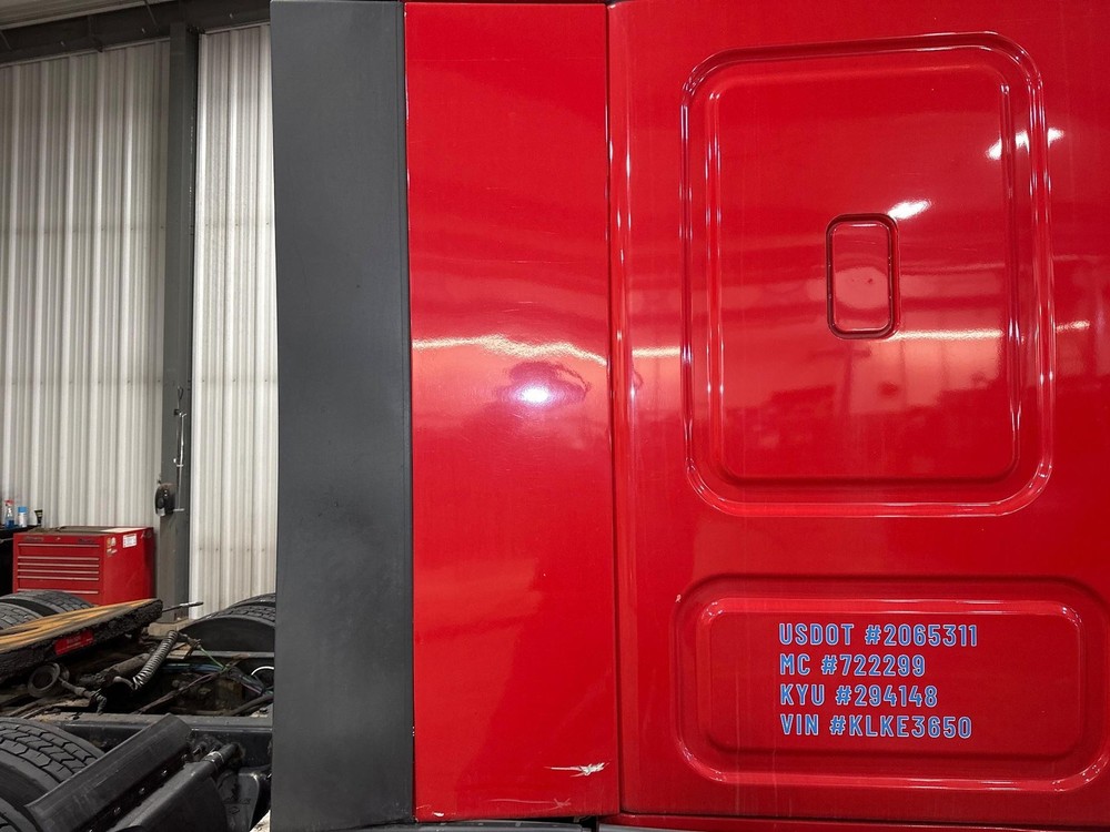 2012-2026 Freightliner CASCADIA RED Right LOWER Side Fairing/Cab Extender -Used