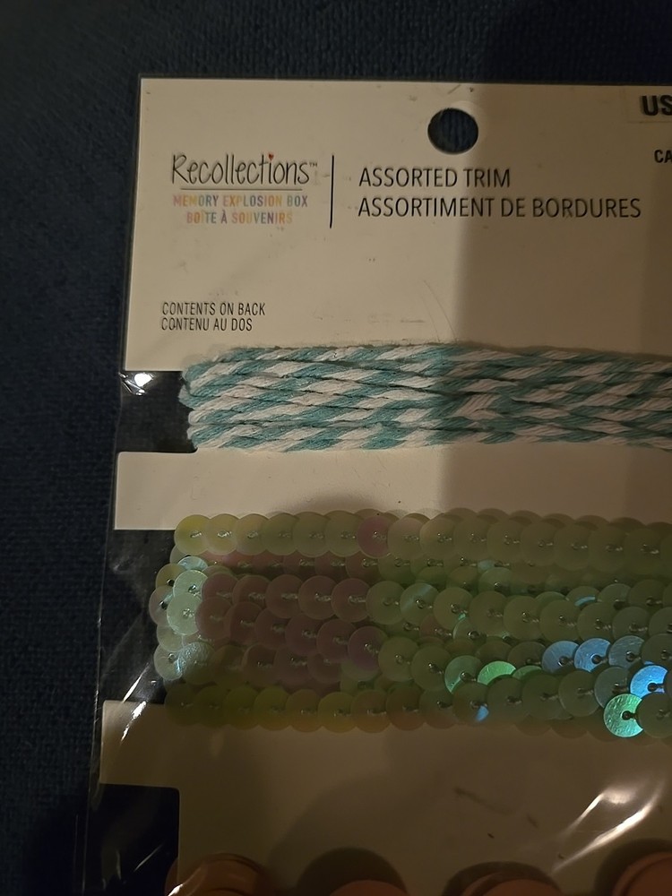 Recollections Memory Explosion Box Assorted Trim-New