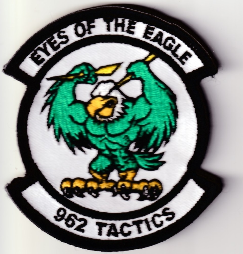 USAF air force 962 AACS - Tactics Elmendorf AFB Alaska patch