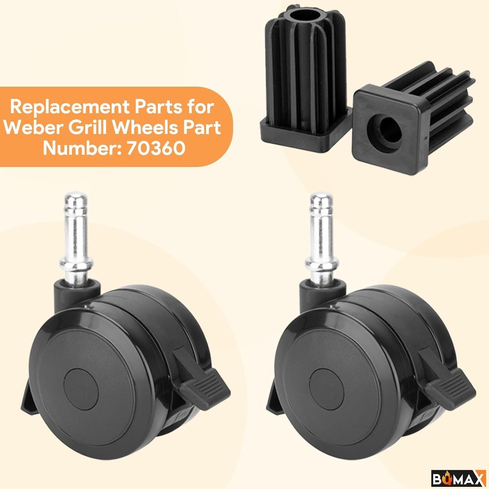 Weber 70360 Locking Caster Spirit Summit Genesis (4 Pack)