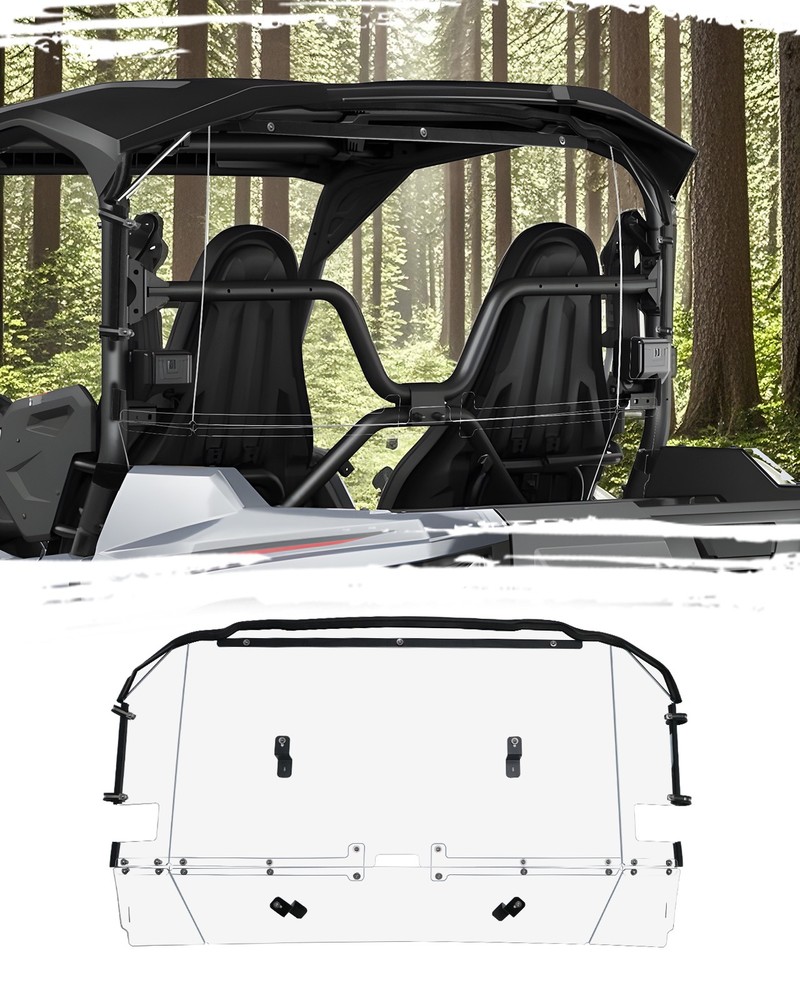 Wolverine Rear Windshield Back Panel for Yamaha Wolverine RMAX2 1000 2021-2025