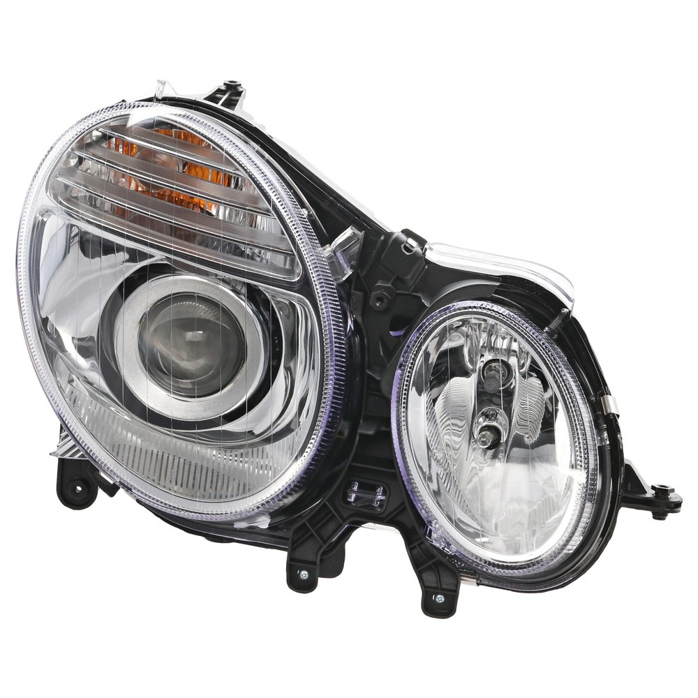 Headlight Set For 2007-2009 Mercedes Benz E350 E320 E550 Left Right With Bulb