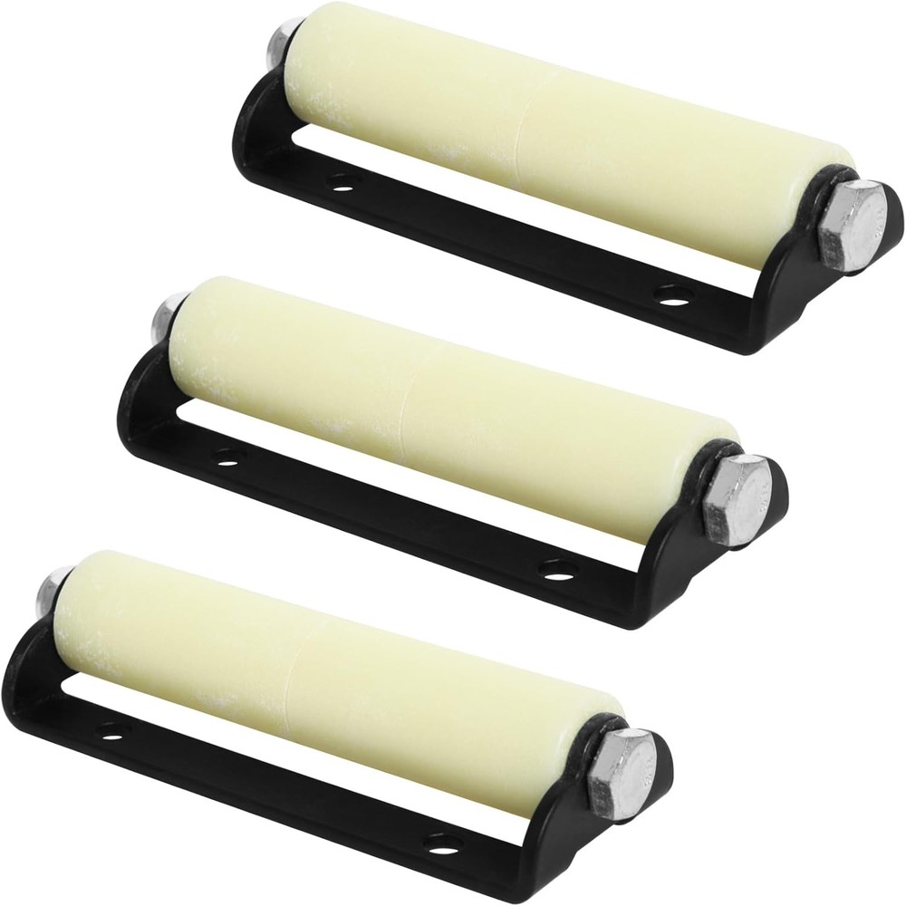 Replacement Roller for RV Slide Out Nylon Roller Solid Steel Plate -Dual Rollers
