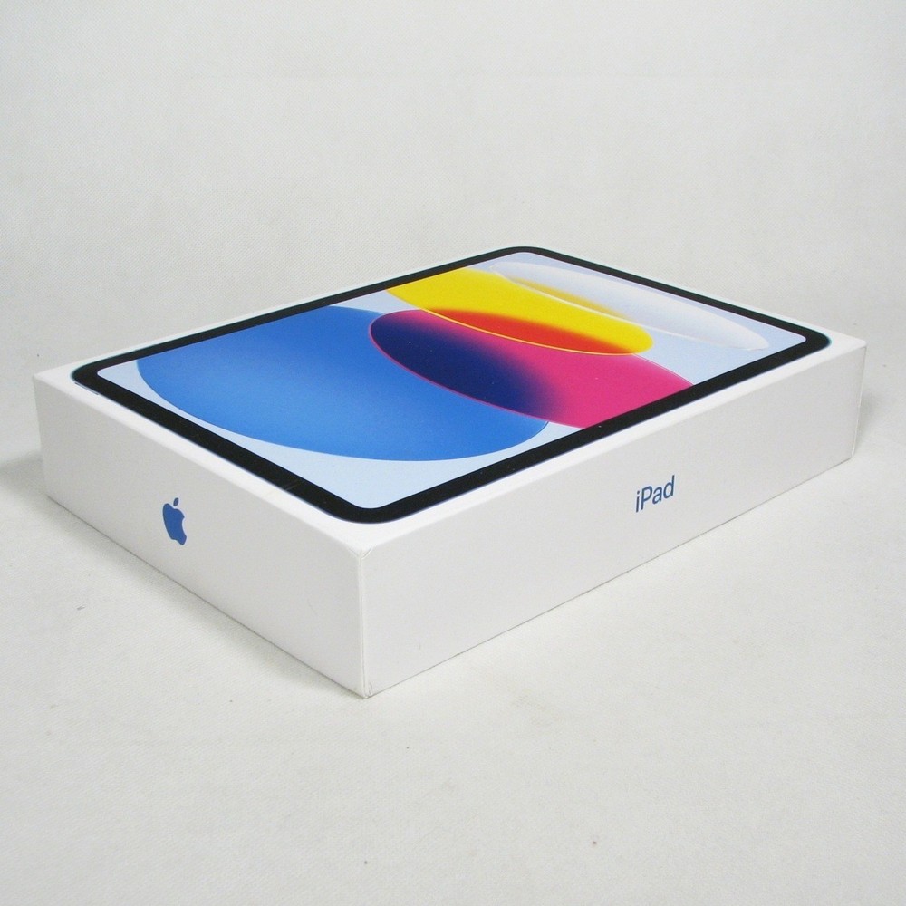 Single iPad Box Silver 10th Generation 256GB Box Only + Insert Stickers
