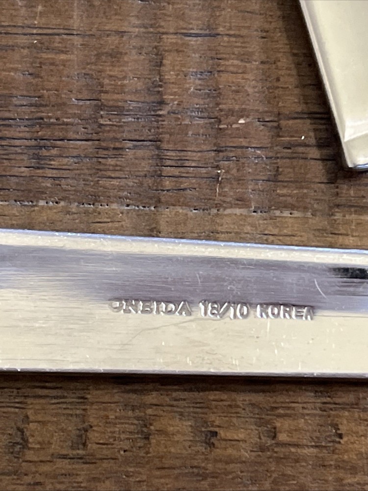 Set Of 2 Oneida Stainless SIMPLICITY Dinner Fork & Teaspoon flatware