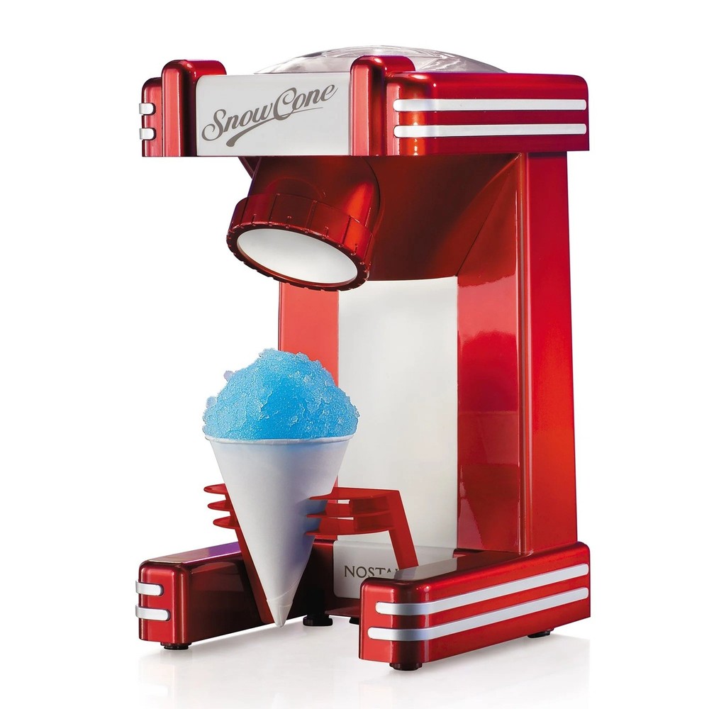 EUC Nostalgia Electrics 50's Style Snow Cone Maker Red