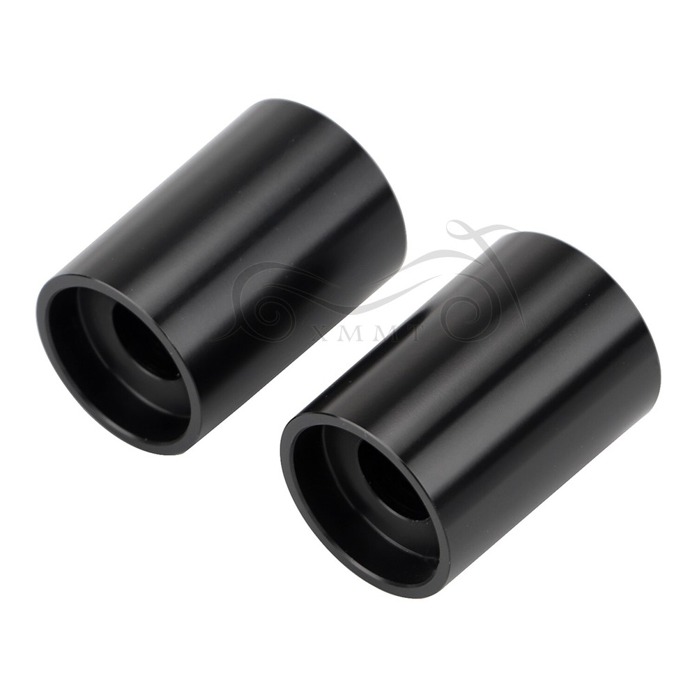 Motorcycle 1.75" Black CNC Riser Extensions Fit For Harley 1" Handlebars Models