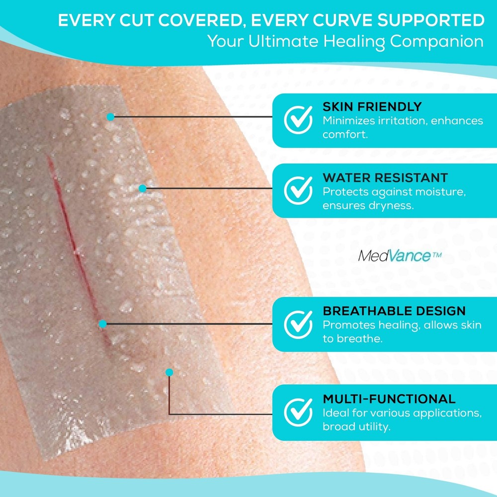 MedVance Silicone Tape , 1" Width, 5 Yards, 3 Pack