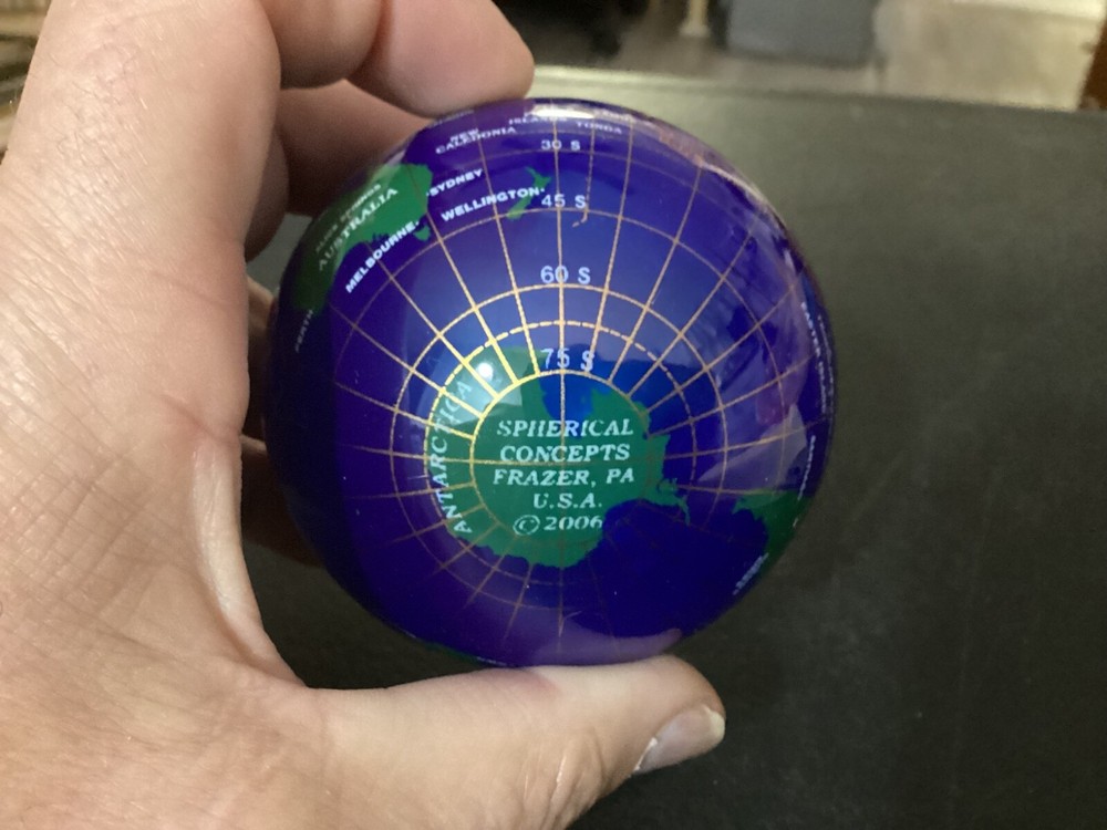 (2) Small 3" Plastic Globes