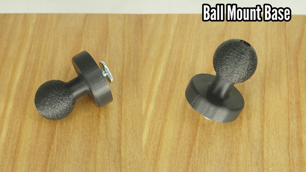 Ball Base Track Mount 1 inch for RAM 3d Printed