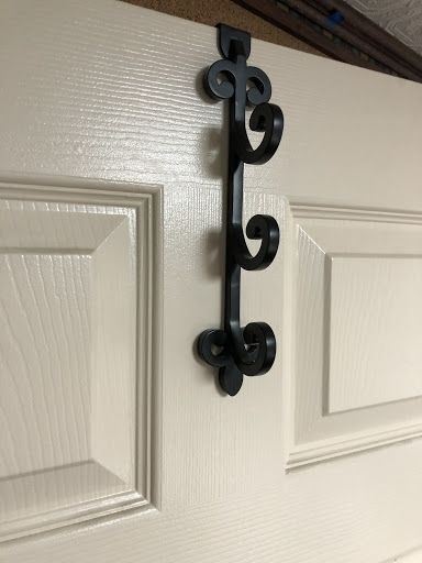 10" Curly 3 Hook Over-door Hook Iron