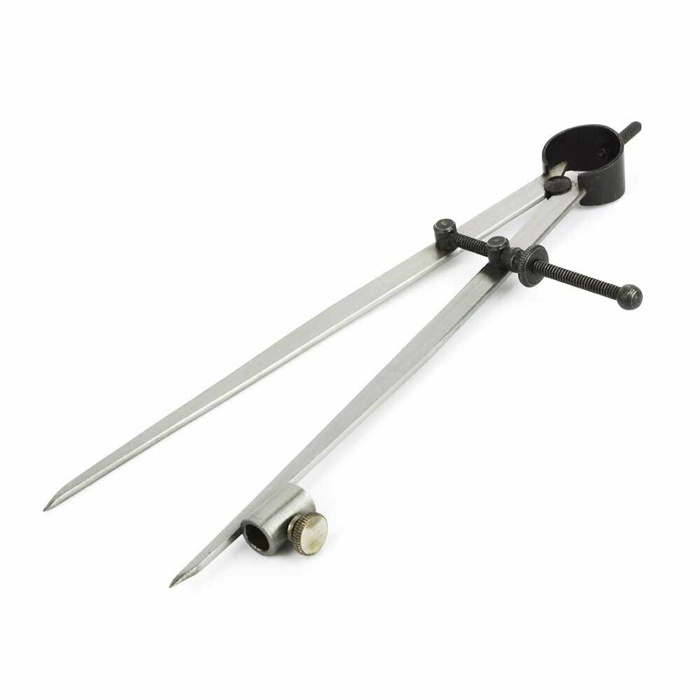 10" Precision Compass Pencil Holder/Spring Divider/Scriber