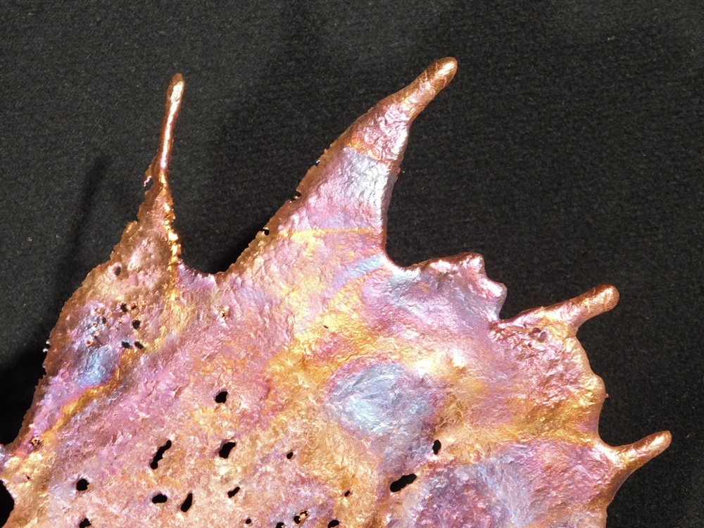 BIG! Bright Solid Solid COPPER Splash ART Sculpture Arizona 490gr