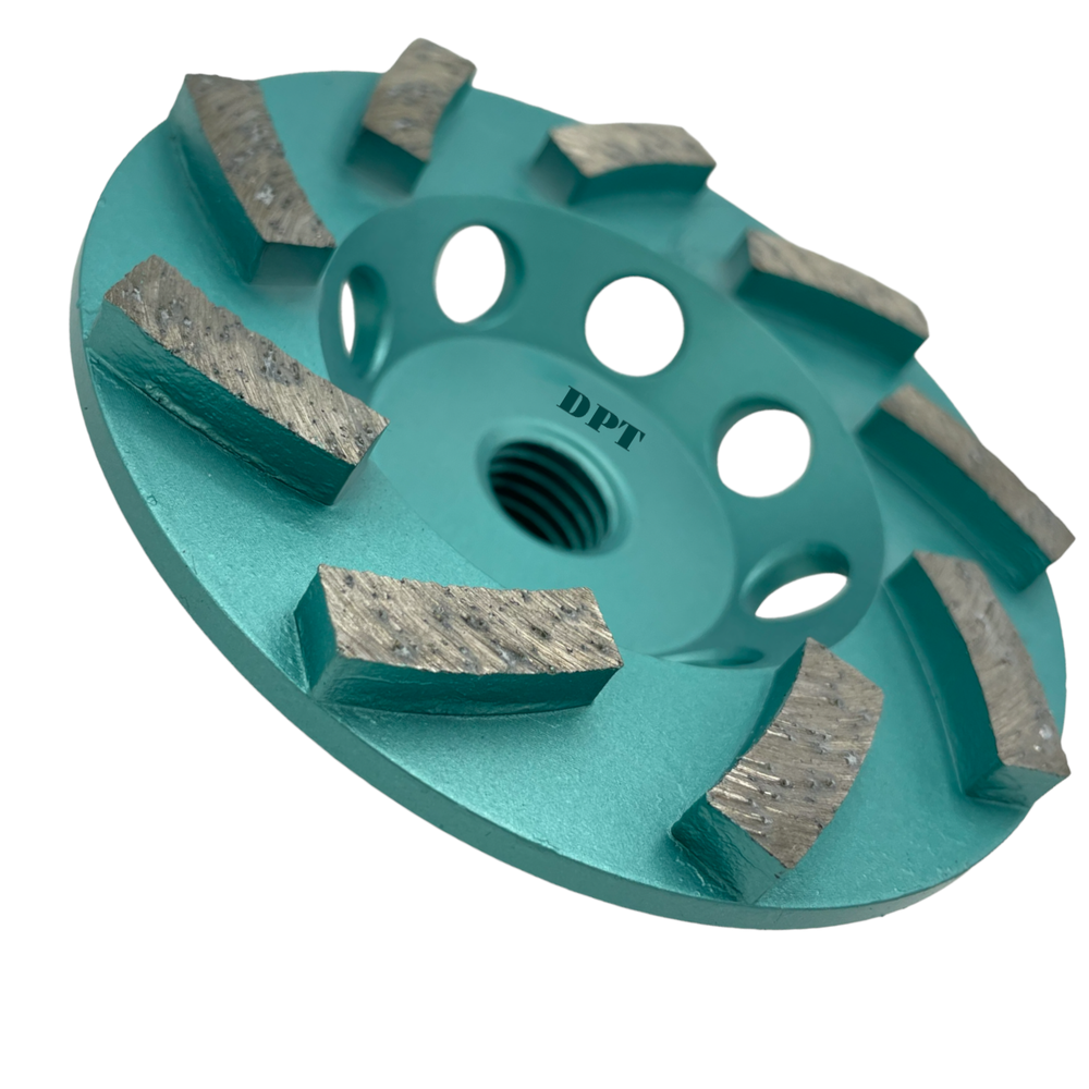 2 Pack 4.5" Diamond Segment Grinding Wheel Disc for Concrete Angle Grinders