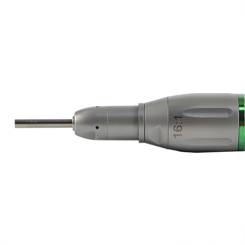 Dental 16:1 IPR Straight Handpiece Air Turbine For Electric Polisher Micro Motor
