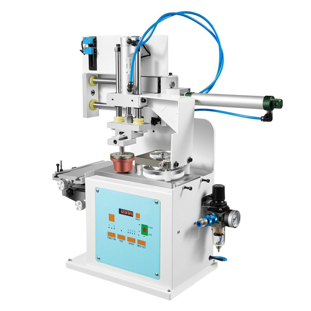 Pneumatic Pad Printer Pad Printing Machine Logo Date Code 80*80mm Printing Size