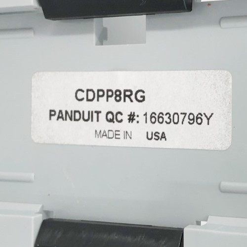 New Panduit CDPP8RG DIN Rail Shielded Patch Panel - No Box