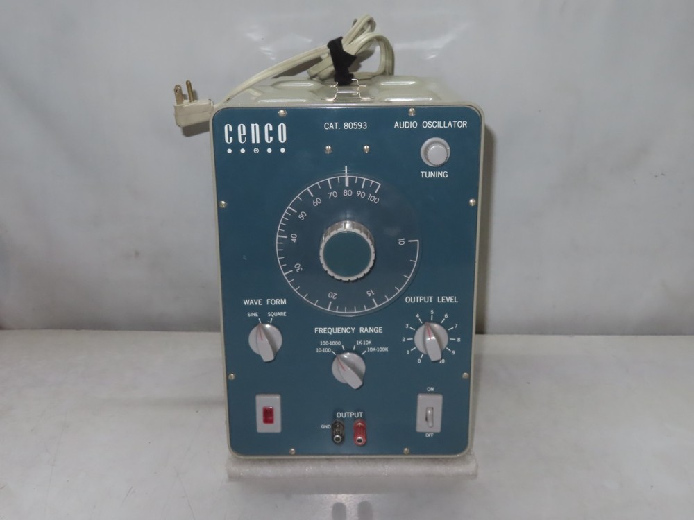Vintage audio oscillator Cenco 80593