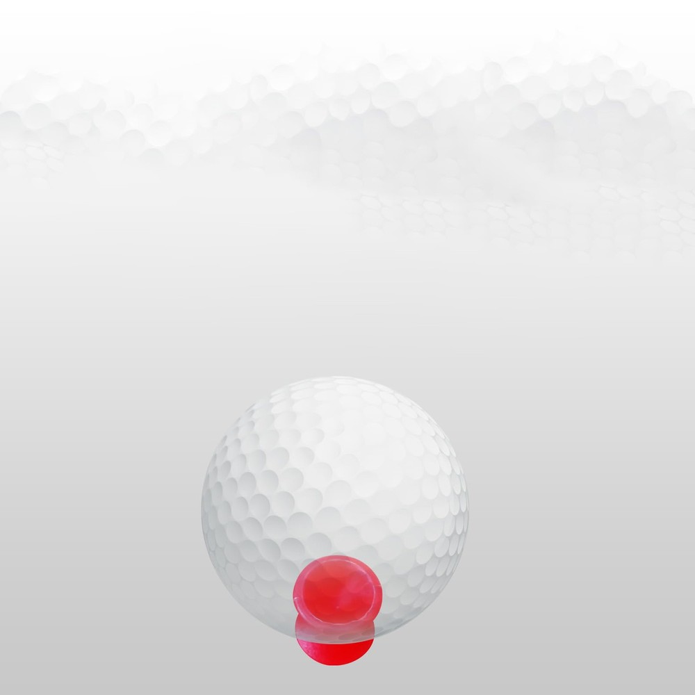 Unbreakable Golf Tees,50Pack Step Down Tees,Height Control For Driving Range,Red