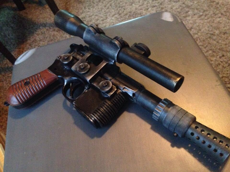 3d Printed Airsoft Han Solo Blaster Conversion Kit
