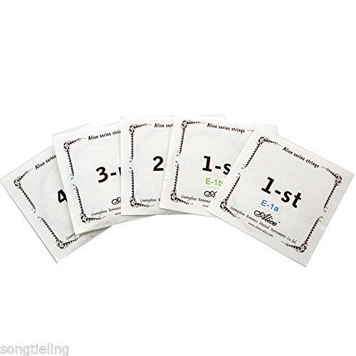 5 Sets Alice A708 Professional Violin Strings 5-string Set E-1a E-1b A-2 D-3 G-4
