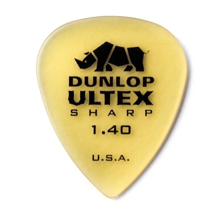 Dunlop Guitar Picks 3 Pack Ultex Sharp 1.40mm Extra Hvy