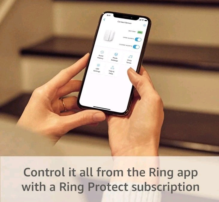 Ring Alarm 2nd Gen Contact Sensor - White